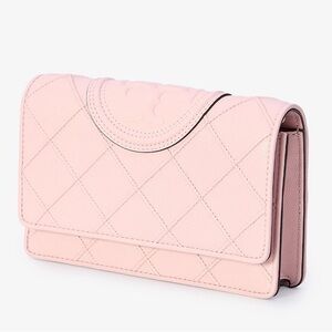 Elegant Pink Quilted Women's Bag Tory Burch